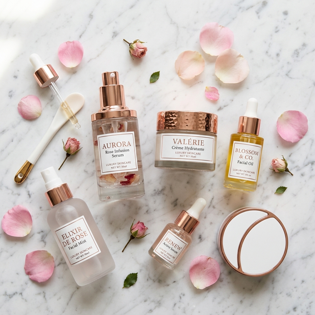 Skincare con ingredientes activos